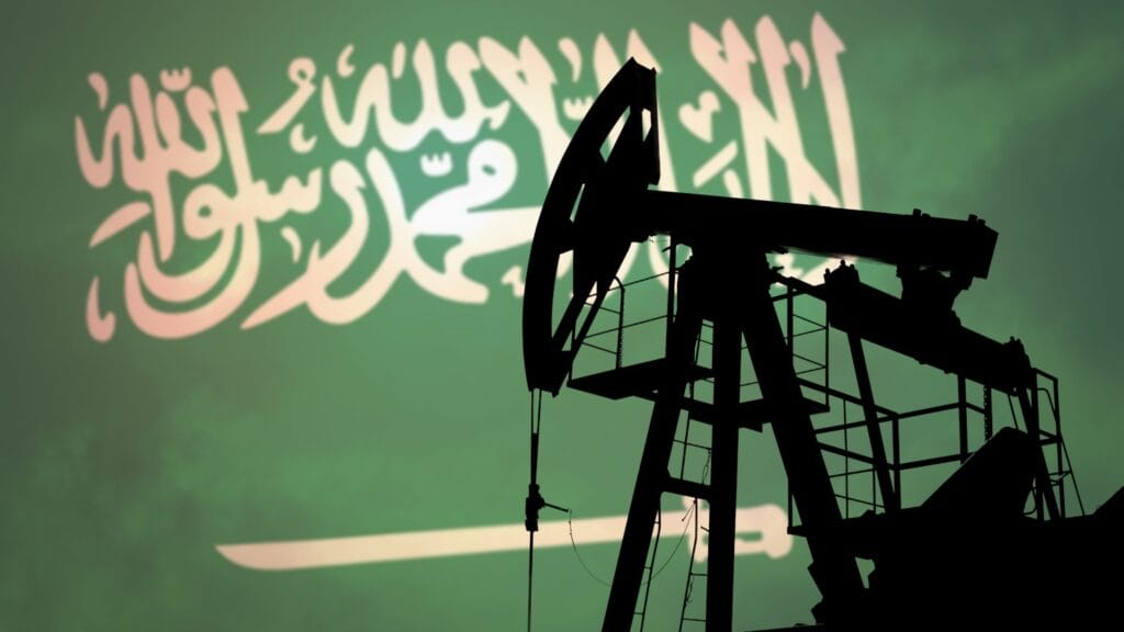 Saudi flag and oil scaled 1
