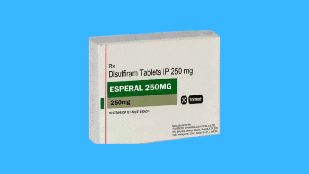 esperal 250mg tablet