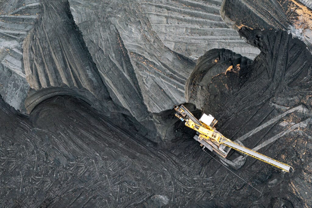 arial view coal mine shutterstock 2094551365