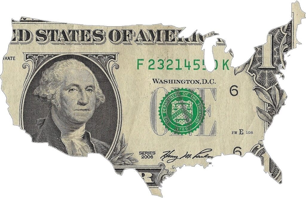 usa map dollar america money george washington country stockpack pixabay